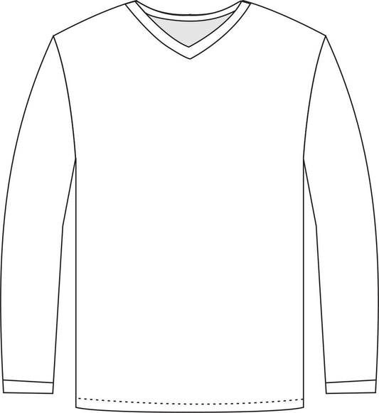 LONG SLEEVE T-SHIRT(V-Neck)