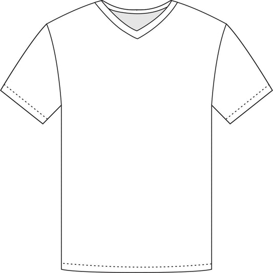 V NECK TSHIRT(Short Sleeve)