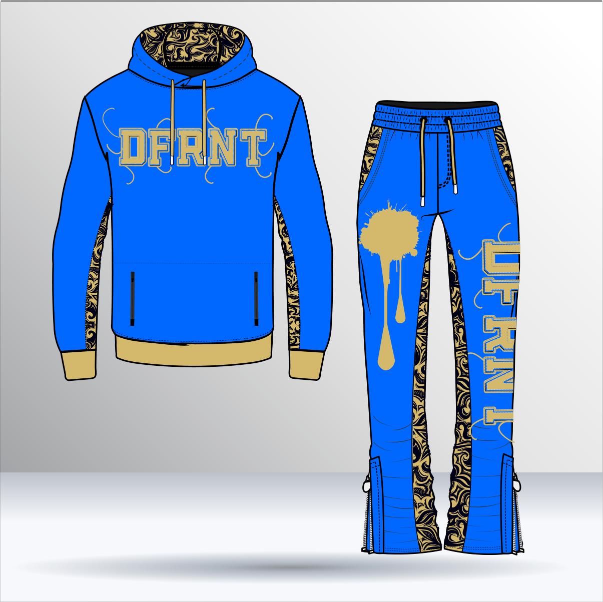 PULL-OVER HOODED JOGGER SET